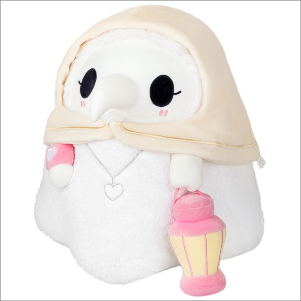 Adorable White and Cream Stuffed Animal